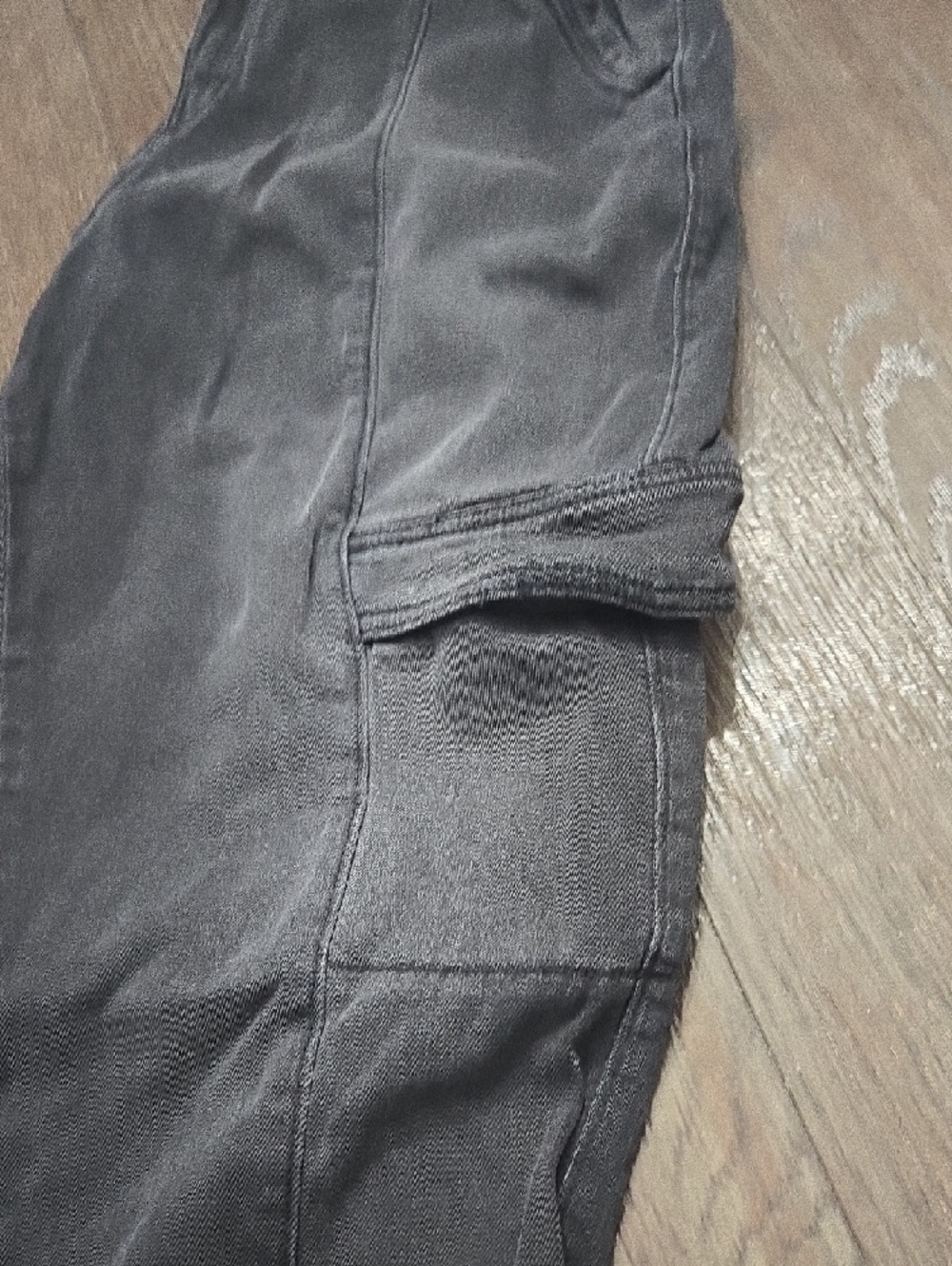 Sonoma Charcoal Cropped Pants with Button Waist - Picture 8 of 9